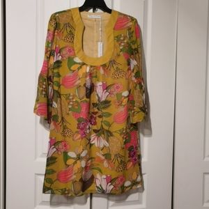 NWT Trina Turk Bonita Silk Dress M